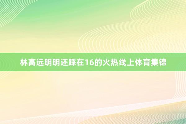 林高远明明还踩在16的火热线上体育集锦
