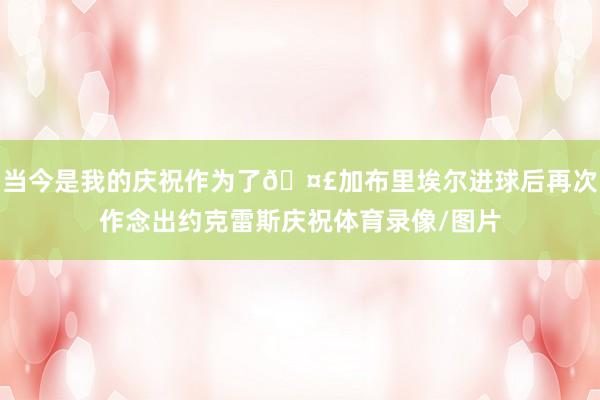 当今是我的庆祝作为了🤣加布里埃尔进球后再次作念出约克雷斯庆祝体育录像/图片