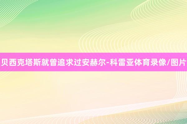 贝西克塔斯就曾追求过安赫尔-科雷亚体育录像/图片