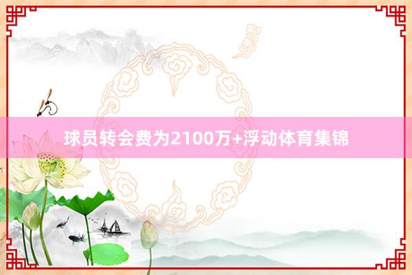 球员转会费为2100万+浮动体育集锦